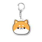 DECORのお返事シバイヌくん　ビッグフェイスver. Acrylic Key Chain