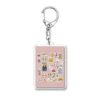 鈴蘭亭のうさぎの暮らし Acrylic Key Chain