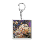 いちの夕日 絵画 桜  Acrylic Key Chain