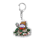 さび抜きおむらいすし亭の麻雀王者　かふぇおーれ・もんすたー Acrylic Key Chain