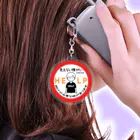 そらりんのショップの見えない障がい(赤) Acrylic Key Chain