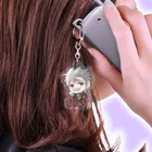 ミッカゴグッズ公式のちびキャラ〜狼〜 Acrylic Key Chain