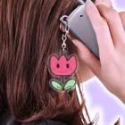 月城せいにゃん🐈‍⬛💜🦋のちゅーりっぷちゃん🌷 Acrylic Key Chain