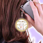 そらりんのショップの見えない障がい(肝臓)(ベージュ)（ヘルプマーク） Acrylic Key Chain