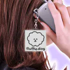 fluffy.dogのもふもふキーホルダー Acrylic Key Chain