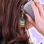 Hi-Statteのシダにゃんキーホルダー・シール Acrylic Key Chain