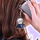 万事屋蒼月 SUZURI店の蒼月ふみアクキーTYPE B Acrylic Key Chain