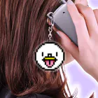 PITTEN PRODUCTSのPIXEL_FACE_01(BEE) Acrylic Key Chain