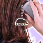 PITTEN PRODUCTSのPIXEL_ANIMAL_08(HIPPO) Acrylic Key Chain