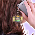 ひよこ男爵とまだむにゃんのほないこかにゃん Acrylic Key Chain