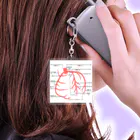 ゆんちるのとにかく冠動脈！ Acrylic Key Chain