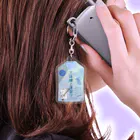 絵娯クリエイトのひのもとにゃんこ®️ 三味線上達御守 Acrylic Key Chain