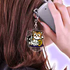 ikeyocraft の招き猫　キビレ Acrylic Key Chain