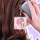 旅猫王子れぉにゃん👑😼公式(©️レイラゆーし。©️ Layla-246yuusi.)の【夏アイス☆れぉにゃん】 Acrylic Key Chain