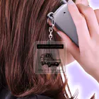 とやまソフトセンターの柴と軽トラ（モノクロ）by kayaman Acrylic Key Chain