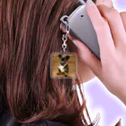 FUWAFUWAPAWSの可愛い子犬 Acrylic Key Chain