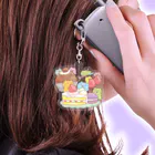 みっちりねこ by frencelのみっちりねこ　スイーツタイム Acrylic Key Chain