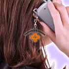 『Nothing Is Real』-- IN SUZURIの吾唯足知h.t.ショルダーアーチ橙・黒英語 Acrylic Key Chain
