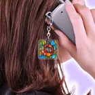 エーアイエイエイのストレスが消える絵 Acrylic Key Chain