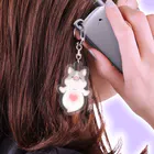 しらたまちゃんSHOPu〜🐽のブタオネ Acrylic Key Chain