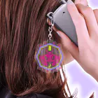 （幽）もののけ本舗のもののけ本舗ロゴ（蛾）・夢 Acrylic Key Chain