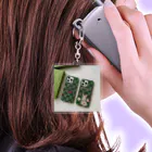 stutop21のGucci iPhone16 pro maxxケース存在感のある Acrylic Key Chain