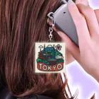 NIPPON POPの旅するTシャツ、東京編 Acrylic Key Chain