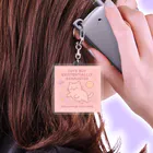 CUTE BUT EXISTENTIALLY EXHAUSTEDのCUTE BUT EXISTENTIALLY EXHAUSTED – ゆるねこ宇宙Tシャツ Acrylic Key Chain