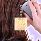 CUTE BUT EXISTENTIALLY EXHAUSTEDのCUTE BUT EXISTENTIALLY EXHAUSTED – ゆるいぬ宇宙 Acrylic Key Chain