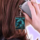 Atena-DesighnのNINJA CAT（1）忍者猫 Acrylic Key Chain