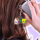 かがり思考作成場の【つむぎはぎシリーズ】トラとウマ Acrylic Key Chain