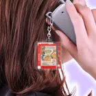 Samurai Gardenサムライガーデンの侍道庭宴レトロパッケージ Acrylic Key Chain