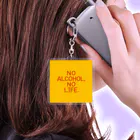 stereovisionのNO ALCOHOL, NO LIFE. Acrylic Key Chain