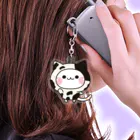 DECORの気づかいのできるネコ　牛さんver. Acrylic Key Chain