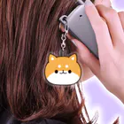 DECORのお返事シバイヌくん　ビッグフェイスver. Acrylic Key Chain