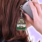 ちなきのこのタヌキ缶 Acrylic Key Chain
