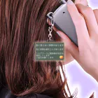 なみちどりのヘルプマークプラスαキーホルダー ・黒板みかん Acrylic Key Chain