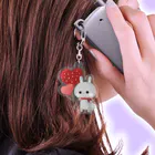 NAKAYUKA Online shopのラパンとハート Acrylic Key Chain