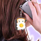 イラスト MONYAAT の食パンいつもくんと目玉焼き*st*ak Acrylic Key Chain
