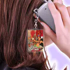 FOXY COLORSのOri Tahiti タヒチアンダンス Acrylic Key Chain