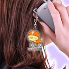 麻雀プロ競輪部の7番車ひよこ Acrylic Key Chain