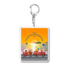 CyberArmadilloの湘南藤沢（2430）夕焼けコレクション Acrylic Key Chain