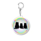 にゃんたまごのにゃんこたちの背中　 Acrylic Key Chain