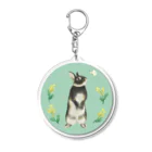 Usagi Kawaiiのモンシロチョウとうさぎさん Acrylic Key Chain