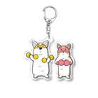 コーギー犬ノエさんのCorgi Fight Gym HERO アクリルキーホルダー Acrylic Key Chain