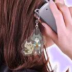くつしたねこのかりんばにゃんこ Acrylic Key Chain
