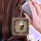 leisurely_lifeのA richly decorated coffee-inspired T-shirt design Acrylic Key Chain