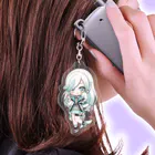 しろいる家との出会いのぽんじゃないもん！！ Acrylic Key Chain