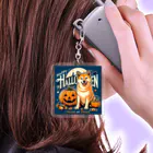 Naoki21のDOG x HALLOWEEN 03🟦(濃色用) Acrylic Key Chain