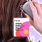 発達でこぼこショップのADHD「Artistic Dedicated Hopeful Dreamer」 - あなたの個性を大切にするアイテム Acrylic Key Chain